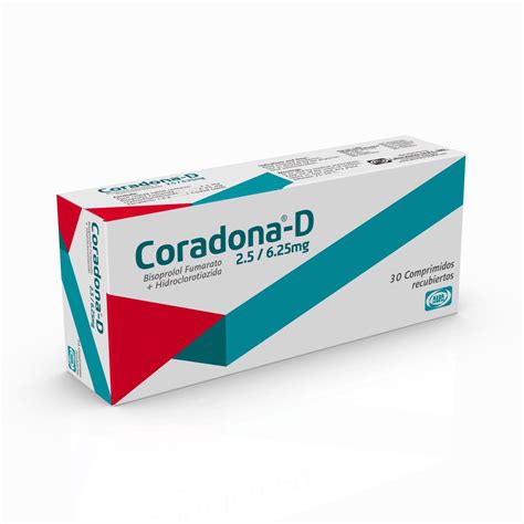 Coradona D 2.5/6.25Mg Comprimidos - FarmaciaRD