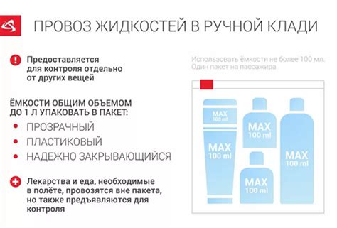 Жидкость в ручной клади в самолете S7 — разрешенный объем алкоголя по норме