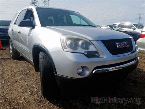 Report 1GKKRPEDXBJ335903 GMC ACADIA 2011 SILVER GAS - price and damage history