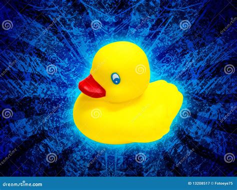 Yellow Rubber Ducky stock illustration. Illustration of little - 13208517