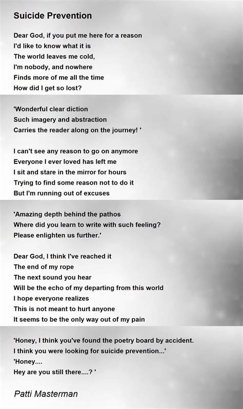 Suicide Prevention Poems FISP (@FISPhelps) / X