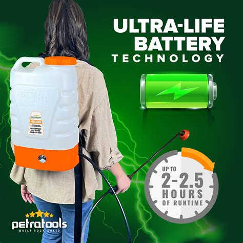 Buy PetraTools 3-Gallon Battery Powered Backpack Sprayer Online at ...