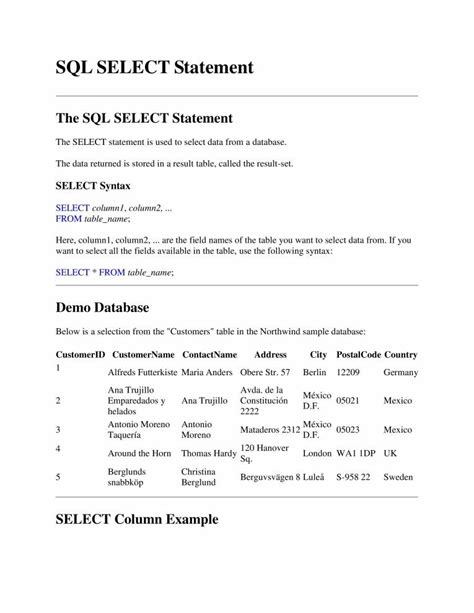 W3Schools Oracle SQL 的图像结果