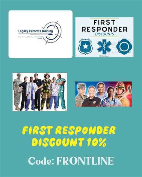 First Responder Discount 10% Military and Teachers | Legacy Training