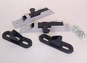 Aluminium Sliding Window Concealed Lock (2 Pcs) (Gray) : Amazon.in ...