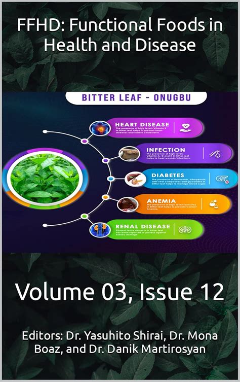 FFHD: Functional Foods in Health and Disease: Volume 03, Issue 12 (The ...