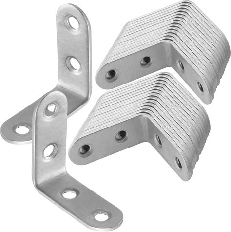Buy 50 PCS Corner Brace 40mmx40mm, CBTONE Stainless Steel L Shaped ...