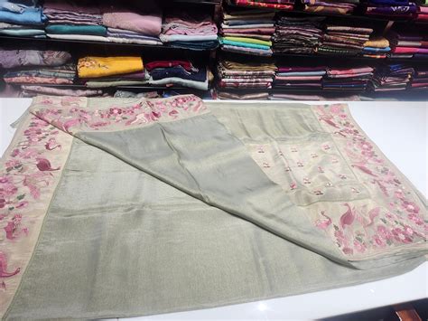 Flamingo Design Saree – DEEPTHI GANESH ENTERPRISES