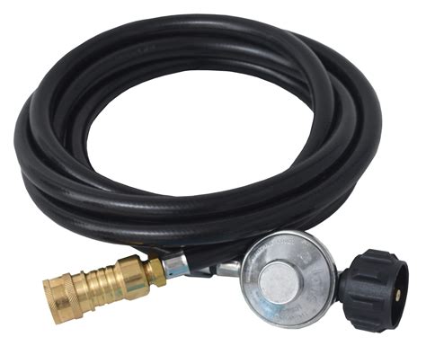 Quick Connect Propane Hose RV 1/4" LP Gas Quick Disconnect With Plug