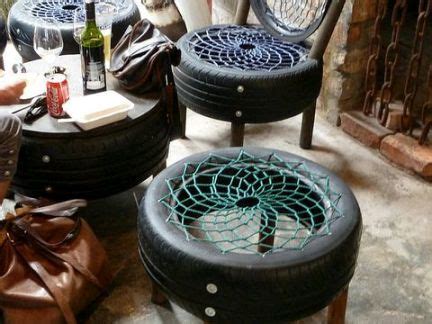 现在都提倡废物利用了，连废轮胎都拿来做凳子 | DIY小组 | 果壳网 科技有意思