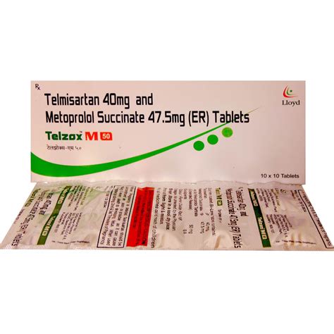 Telzox M 50 Tablet 10's Price, Uses, Side Effects, Composition - Apollo ...