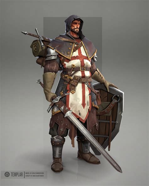 Templar, Alexander Chiveli Navarro | Concept art characters, Pathfinder ...