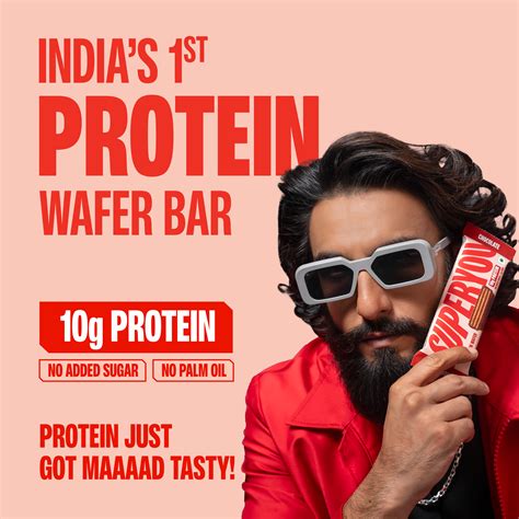 Buy SuperYou Chocolate Protein Wafer Bars (Pack of 10)|10g Protein, 3g ...