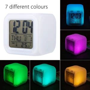 VibeX Digital White Clock Price in India - Buy VibeX Digital White ...