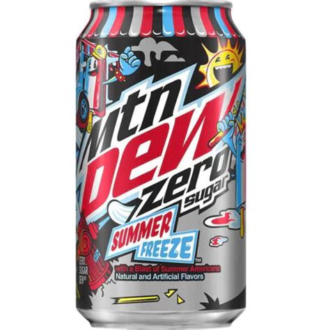 Mountain Dew Zero Sugar Summer Freeze Soda - RetroFestive.ca