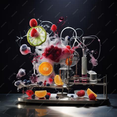 Premium Photo | Molecular Gastronomy Artificer Mastering Edible Machinery for Culinary Innovations