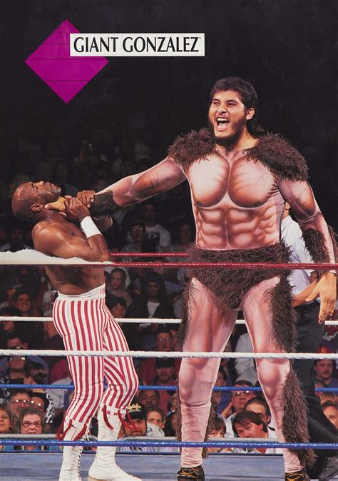 Download Giant Gonzalez Wrestling Match Wallpaper | Wallpapers.com
