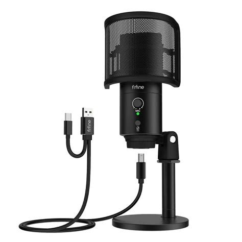Buy Fifine K683B USB-C Plug Desktop Condenser Microphone Online | Bajaao