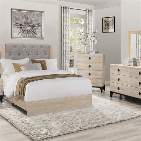 Lark Manor™ Modern Design Bedroom Furniture 1Pc Beautiful Bed Button ...