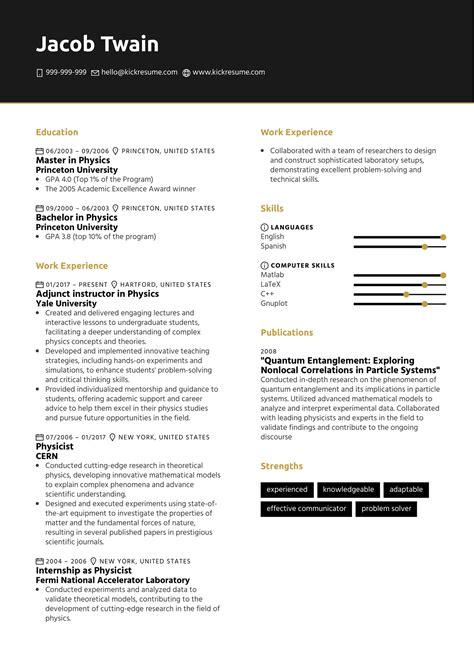 Adjunct instructor Resume Sample | Kickresume