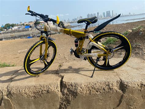 folding mac wheel cycle pure golden 3s mnstseller 26 inch 21s front an ...