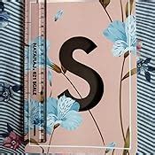 Doodle Initial A Premium Soft Bound Notebook Diary for Girls and Women ...