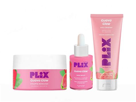 Buy Plix Guava Super Glow Trio Kit Online at Best Price | Clinikally