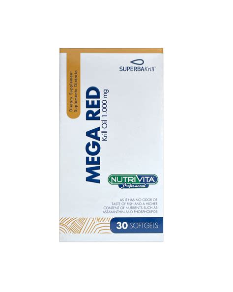 MEGA RED KRILL OIL 1.000MG X 30SG NUTRIVITA
