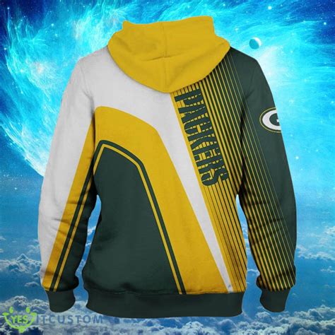 Green Bay Packers Logo NFL Football Hoodies Full Over Print - YesItCustom