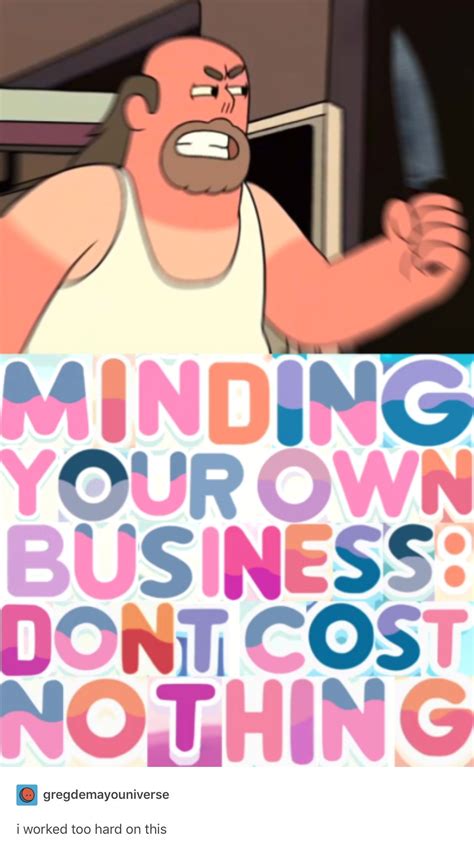 Mind Your Own Business Cartoon 的图像结果