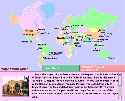 World Cities Map 的图像结果