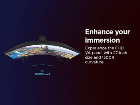 Lenovo 68.58 cm (27 inch) Curved Full HD VA Panel 99% sRGB, 90% DCI-P3 ...