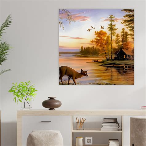 Experience the Serenity of Nature | Large Nature-Themed Canvas Wall Art ...