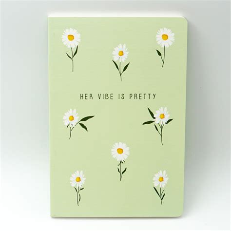 Factor B6 Light Green Color with Follower Design Soft Bound Ruled ...