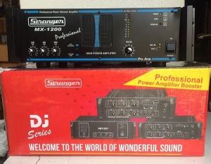 soundcraft STRANGER MX-1200 WATT AMPLIFIER 3 CHANNEL Bass Amplifier ...