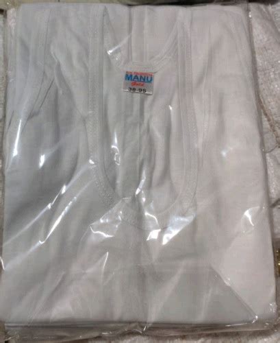Smart Mens Regular White Vests Baniyan - Aseztak