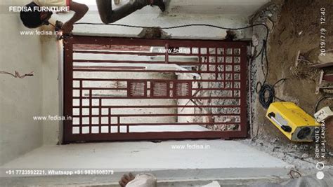 Sliding Gate Design Tata Structura Gate Design Flush Door Gate Design ...