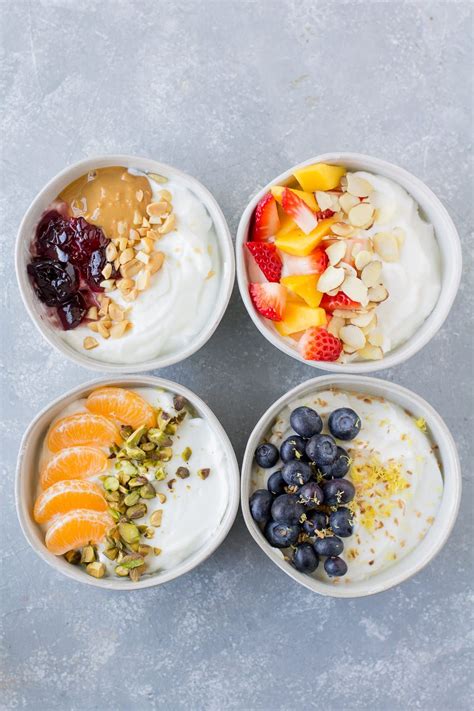 4 Healthy Yogurt Bowls | Recipe | Yogurt bowl recipe, Healthy yogurt ...
