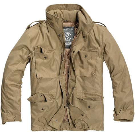 Brandit Classic M65 Military Field Jacket Vintage Mens Coat Travel ...