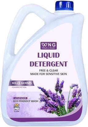 WNG Laundry Liquid detergent, Washing Machine Liquid Lavender Liquid ...