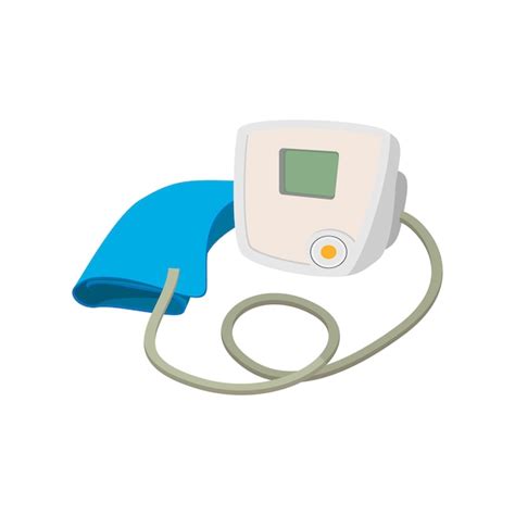 Medizinisches Tonometer-Cartoon-Symbol auf weißem Hintergrund | Premium ...