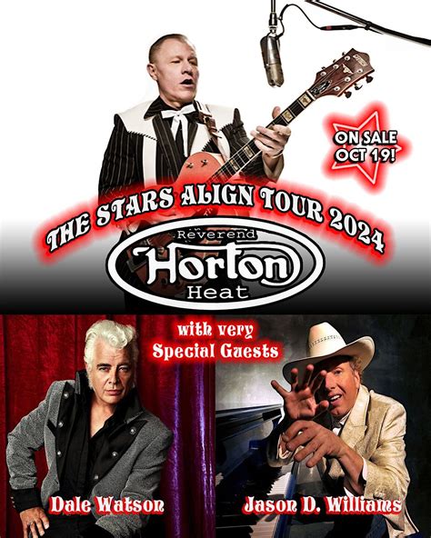 Reverend Horton Heat w/ Dale Watson, Jason D Williams at John Henrys ...