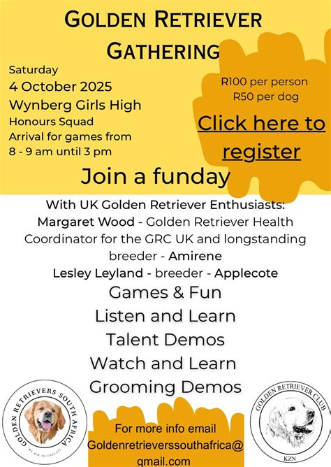 Golden Retriever Lovers, Wynberg Girls High School - Astro Turf, Cape ...