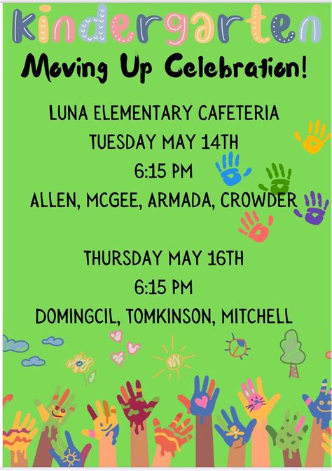 Kindergarten Moving Up Ceremony , Luna Elementary , Garland, 16 May ...
