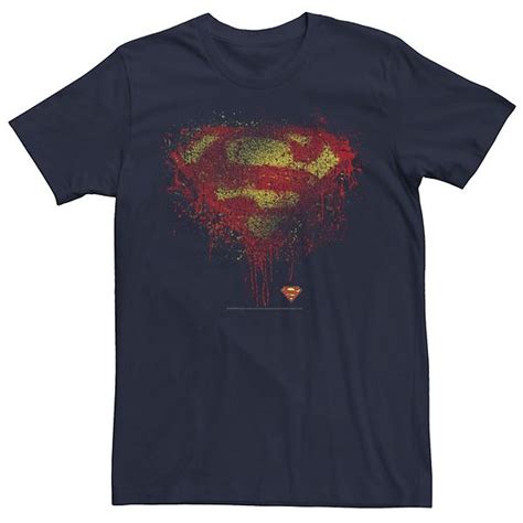 Men's DC Fandome Superman In Flight Logo Tee