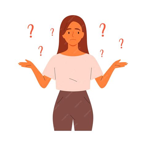Puzzled Woman Clipart