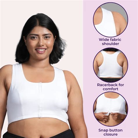 Buy Front Open Button Bra In Plus Sizes – Adira