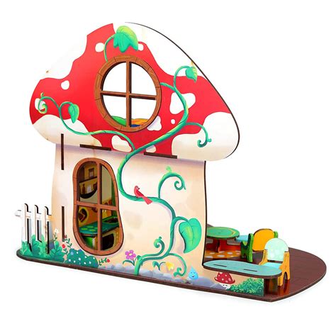 Webby Shroomy Land A Mystical World Wooden Doll House – Webby Toys