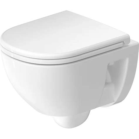 BIM objects - Free download! D-Code Wall-mounted toilet Compact White ...