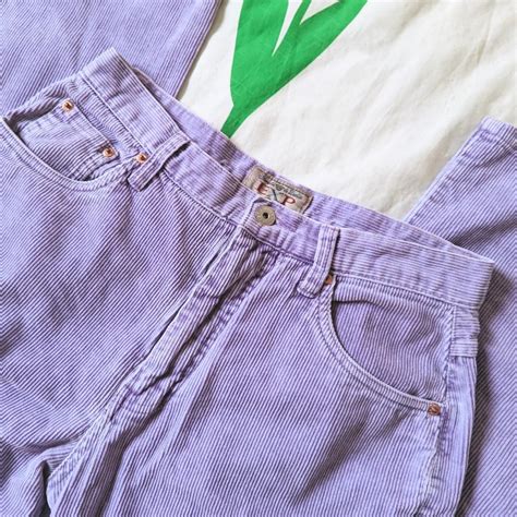 💜 vintage lavender purple corduroy pants by EXPRESS.... - Depop
